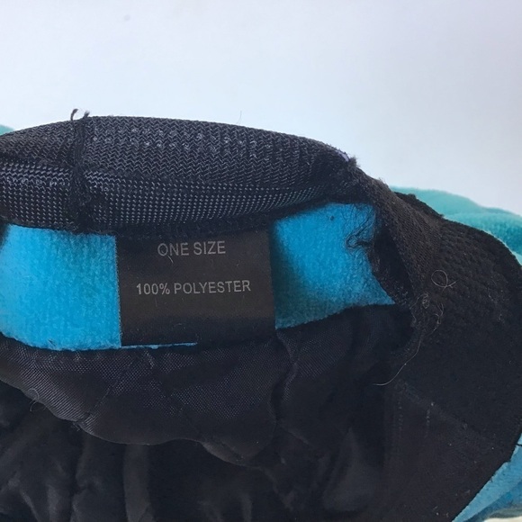 Adora turgouise polyester velvet newsboy hat. OS approximate 22” circumference - Picture 6 of 7